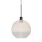 Besa Lighting Newton 8 Cord Pendant, Milky White/Clear, Bronze Finish, 1x3W LED 1XT-NEWTON8WC-LED-BR - alternate 1